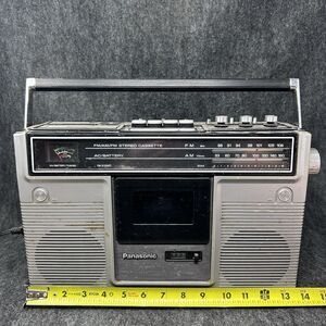 Vintage Panasonic RS451S Boombox AM FM Cassette Recorder Japan Works Retro Radio